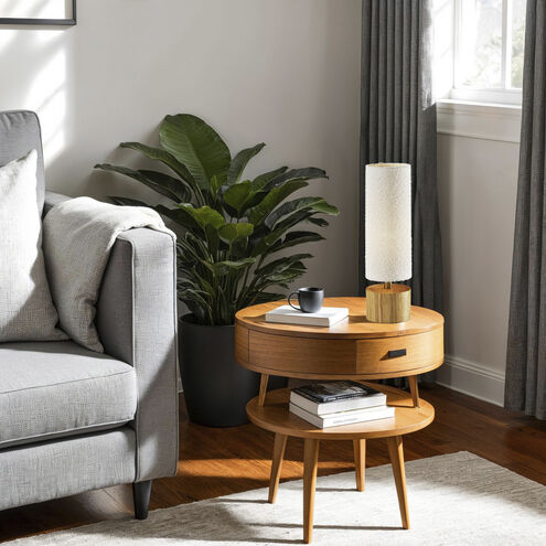 Brayden 18.5 inch 40.00 watt Natural Wood Table Lantern Portable Light